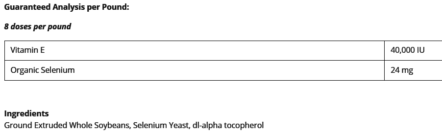 Horse Guard Ingredients