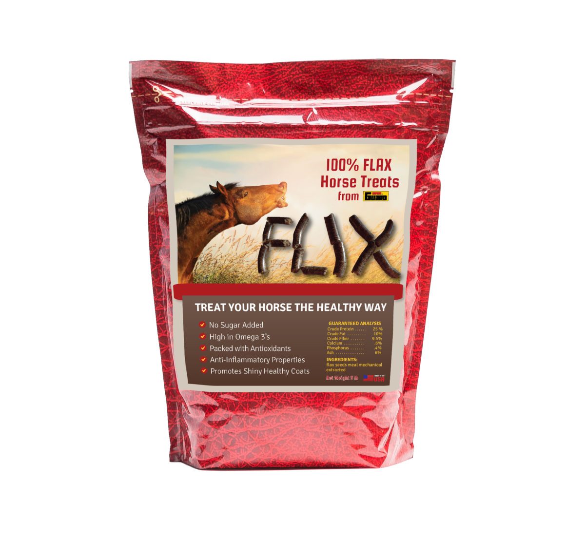 flax treats for horses