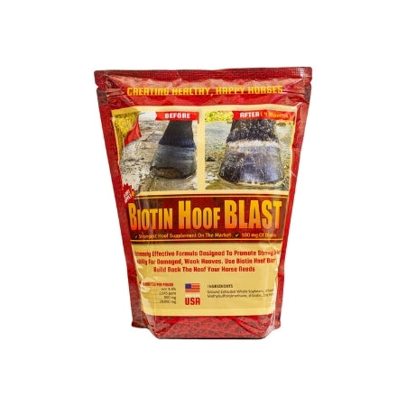 Biotin Hoof Blast 5lb Front Supplement by Horse Guard