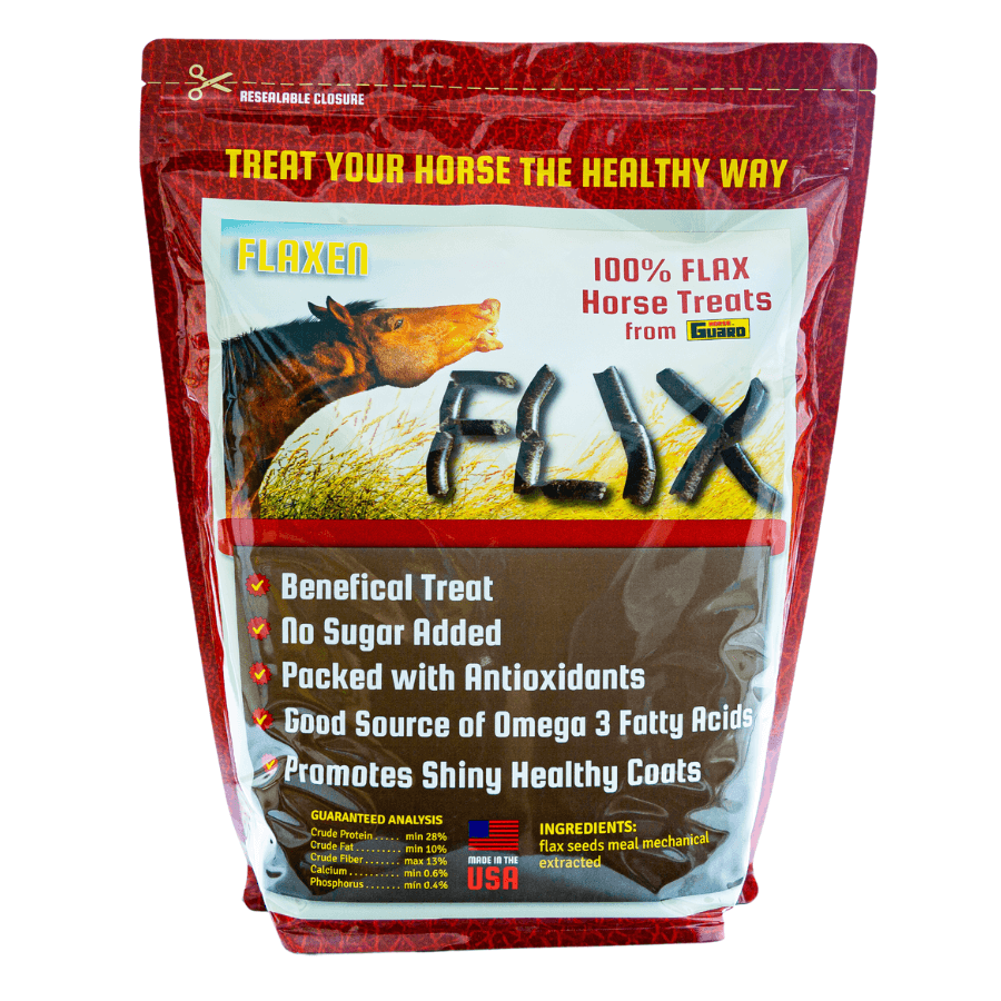 Flix 9lb bag, 100% Flax seed healthy horse treats by Horse Guard