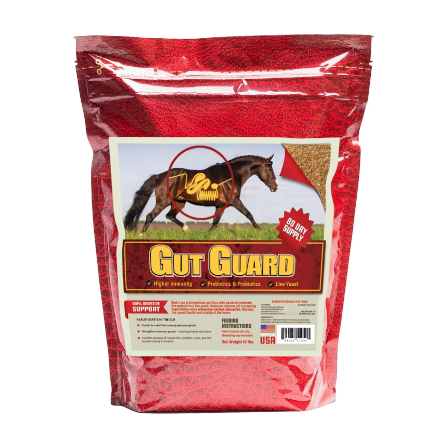 Gut Guard is dedicated to gut health for your horse.
