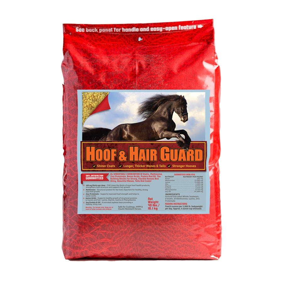 Hoof Hair Guard 40lb Front Supplement by Horse Guard